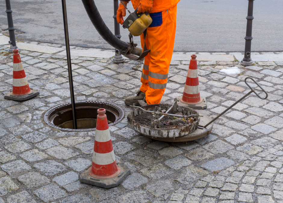 inspección de tuberías con cámara